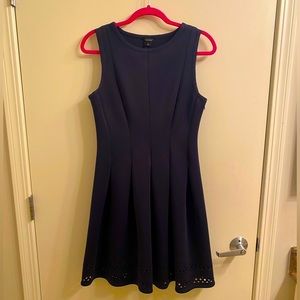 Ann Taylor Navy A-Line Dress